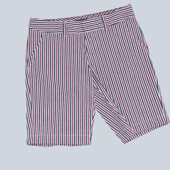 Tommy Hilfiger Striped Red, White, Blue Shorts Size 2 - Picture 1 of 7